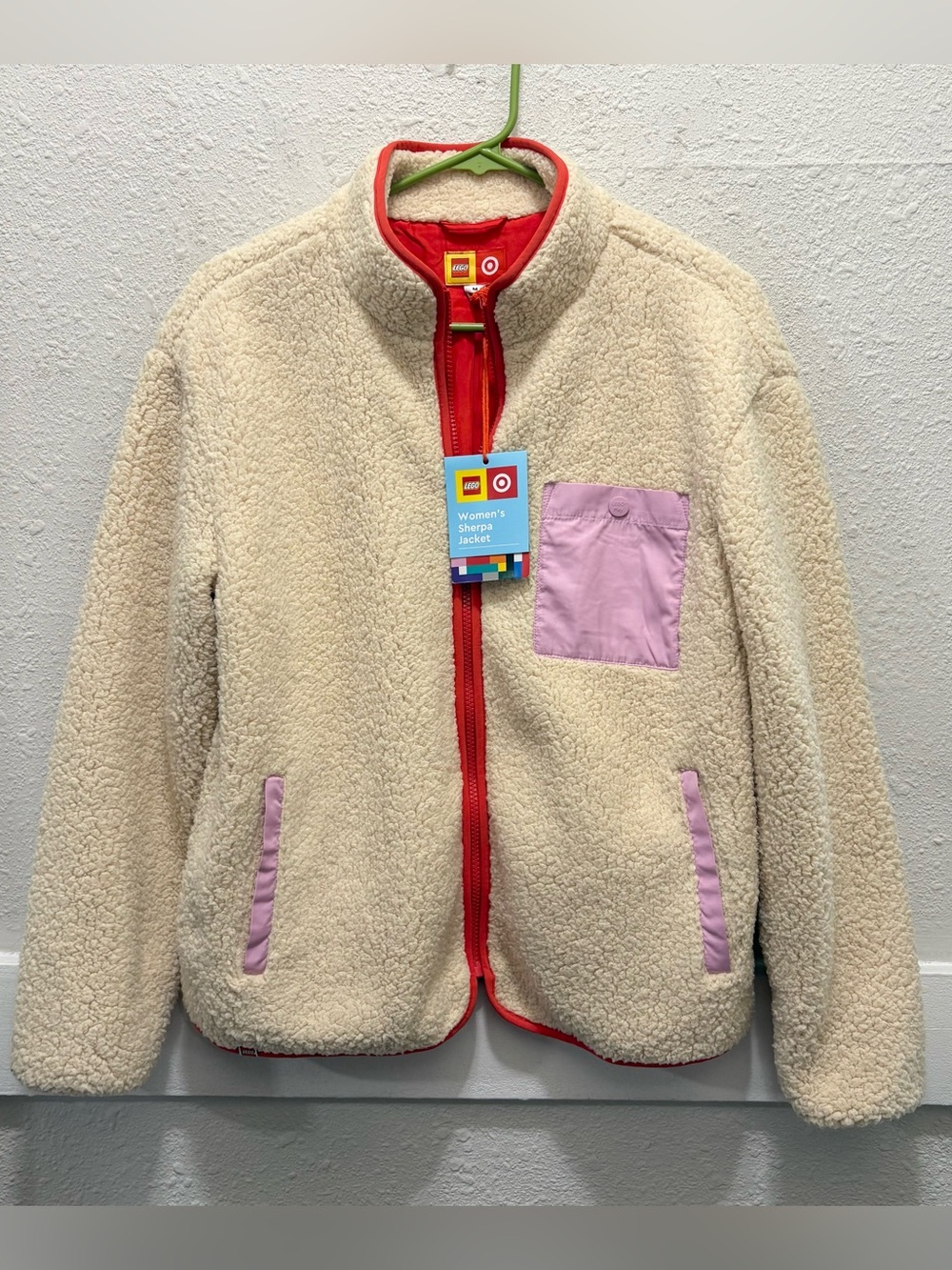 Lego x Target Sherpa Cream Jacket NWT M